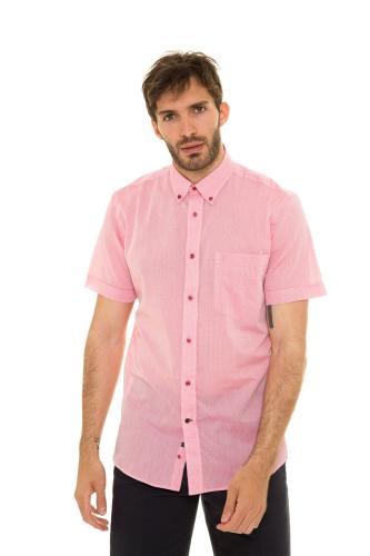 The Bostonians ανδρικό ελαφρύ κοντομάνικο πουκάμισο με μικροσχέδιο (sizes 39-46)